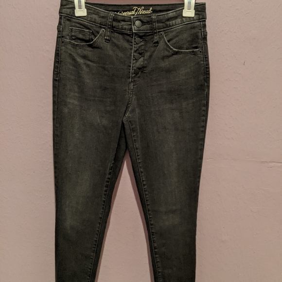 Black High-Waisted Jeans - Picture 1 of 4